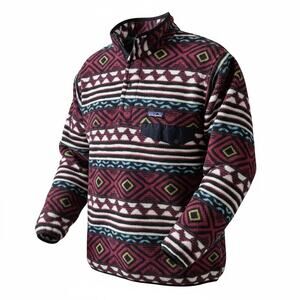 Patagonia Men's Synchilla Snap-T Fleece Pullover Saltillo Aztec Medium